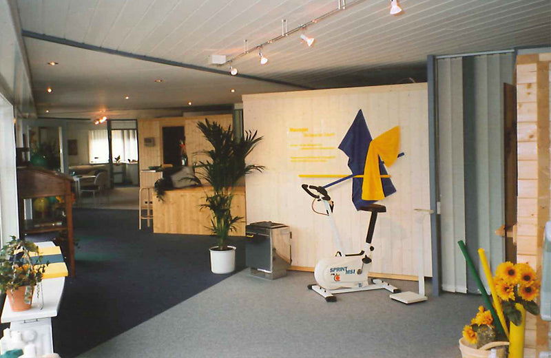 Ausstellungsräume Saunabau Döbele 80er-Jahre