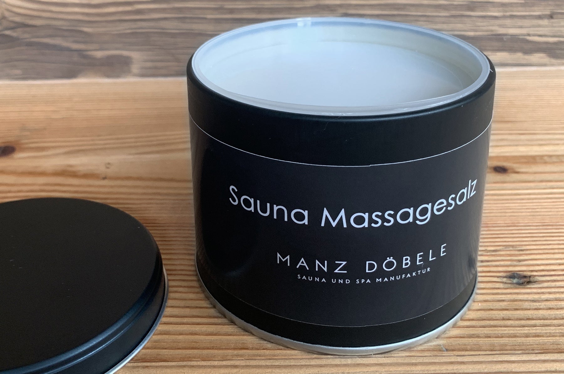Massagesalz Natur, 500g-Dose mit Aromaschutzdeckel