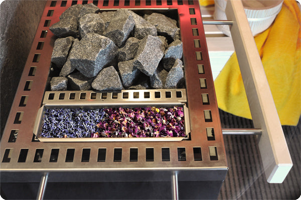 Saunabau Döbele - Kräuter für die Biosauna, Anwendungsbeispiel