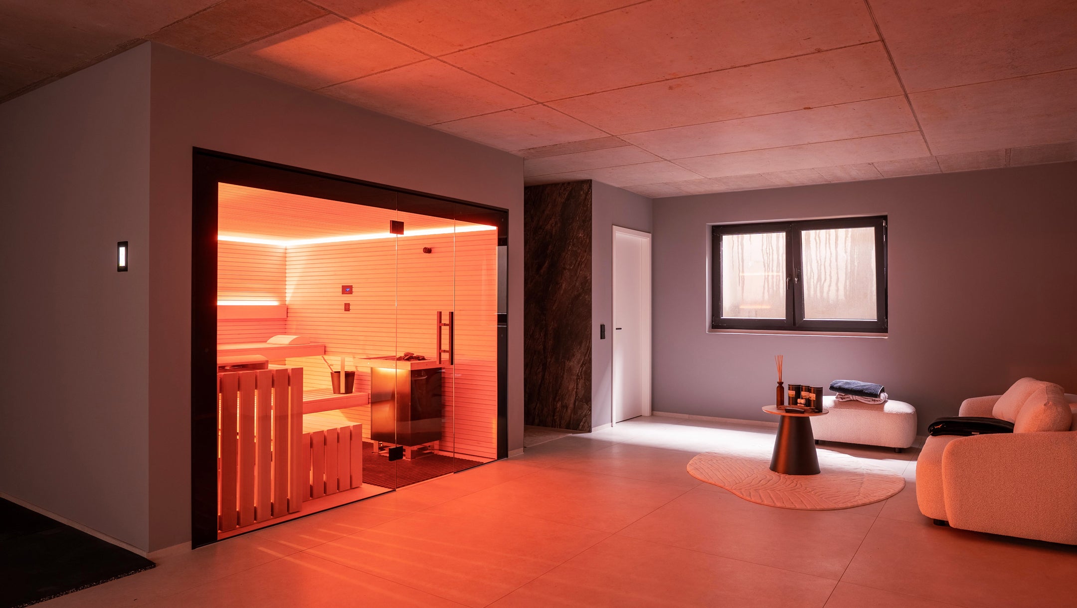 Sauna im Keller, ungenutzter Raum in Wellnessbereich umfunktionieren 