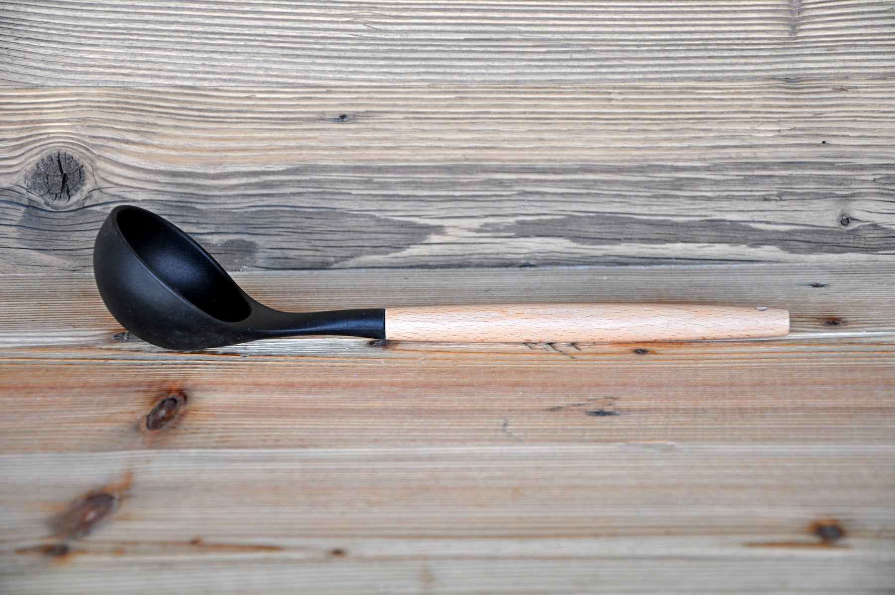 Aufgusskelle Silikon und Holz