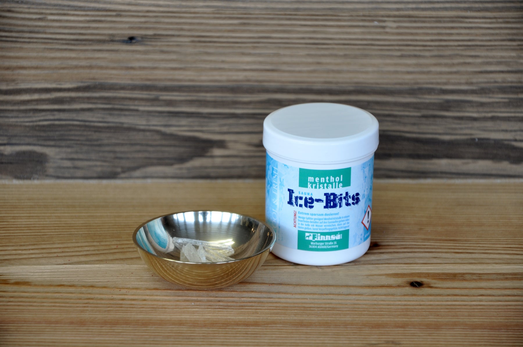 Ice-Bits Menthol-Kristalle, 50 g-Dose Spezialaufguss, Verdampferschälchen